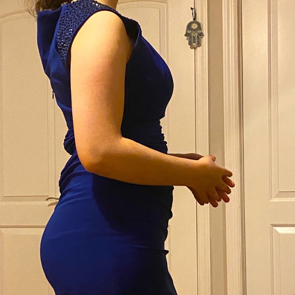 Xscape Formal/Party Navy Cocktail Dress Size 4